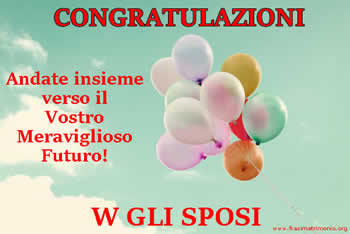 Congratulazioni agli sposi