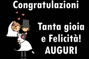 Auguri per Matrimonio