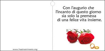 Biglietti Auguri Matrimonio
